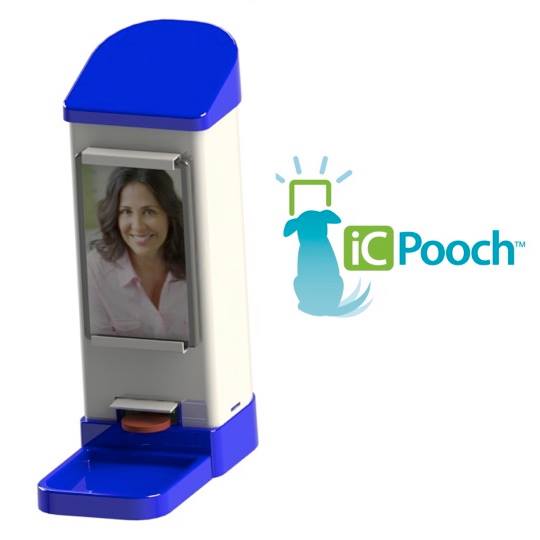 Digitally-Tossed Pet Treats : Icpooch Treat Dispenser