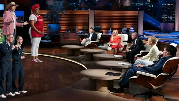 Robert Herjavec and Kevin O’leary on Shark Tank Season 16.